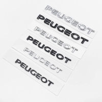 ABS Stiker Huruf Mobil สำหรับ Peugeot 206 208 307 308 408 2008 3008 406 407 107 207 4007 4008 5008 Aksesori สัญลักษณ์ Bagasi Belakang