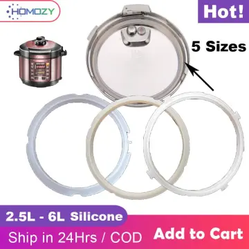 2/4/5/6L 22/24CM Electric Pressure Cooker Silicone Sealing Replacement Ring  Rubber Pressure Cooker Pot Replace Seal Circle Ring