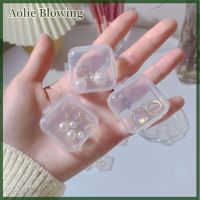 Aolie กล่องเก็บเครื่องประดับสี่เหลี่ยมใส10ชิ้นกล่องใส่ของต้านการเกิดออกซิเดชันกล่องเก็บเครื่องประดับสำหรับต่างหูแหวนสร้อยคอสร้อยข้อมือ