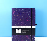 Corderona Zodiac Stars Bullet Dotted Journal B6 ปกแข็ง Bujo 160gsm กระดาษหนา Dot Grid Notebook