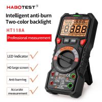 Habotest HT118 Profesional NCV Digital Multimeter 6000 Counts AC DC Multitester Frequency Transistor Capacitance Tester Electrical Trade Tools Testers