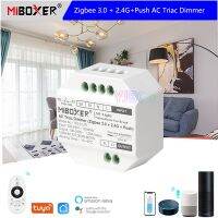 ♝﹊ Miboxer TRI-C1ZR Zigbee 3.0 2.4G AC Triac Dimmer Push Switch 110-240V App/Voice/Remote Control for triac Dimmable LED Lamps