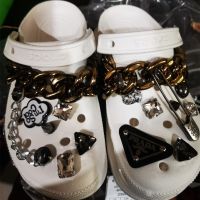 Jibbitz Charm Chain อุปกรณ์เสริม CODShoes พินขนาดใหญ่