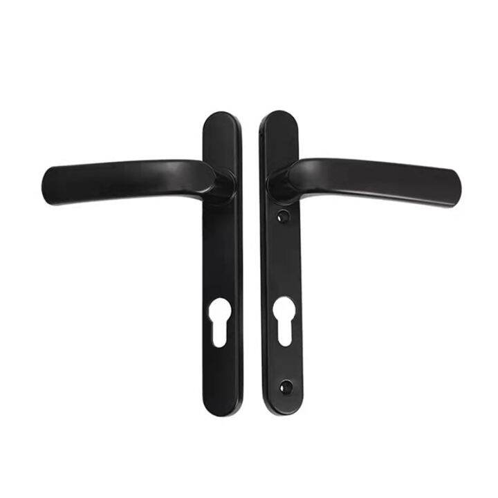 Narrow universal safety sliding door handle size 85mm 92mm aluminum alloy door handle panel room