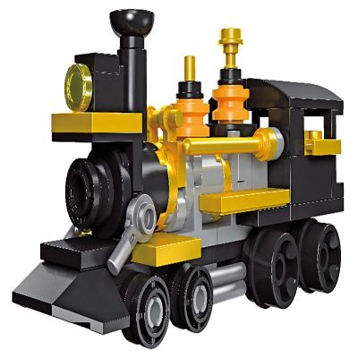 Creative Expert Ideas Lego Lecomotive Steam Train Railway Express Bricks Model Samll Building Blocks Toys for Children Gifts