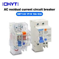 1P+N DZ47LE NBT1LE 10A 16A 20A 25A 32A 40A 50A 63A Transparent Residual Current Earth Leakage Circuit Breaker ELCB RCBO RCCB Breakers Load Centers  Fu