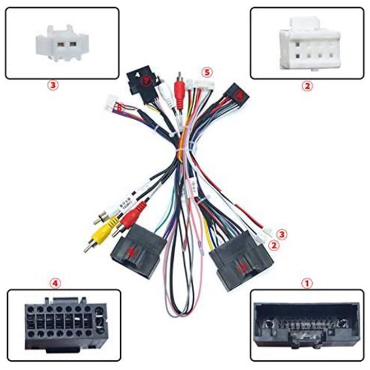 car-16pin-audio-power-cord-radio-wiring-harness-with-canbus-box-for-ford-focus-f150-ranger-2012-2015