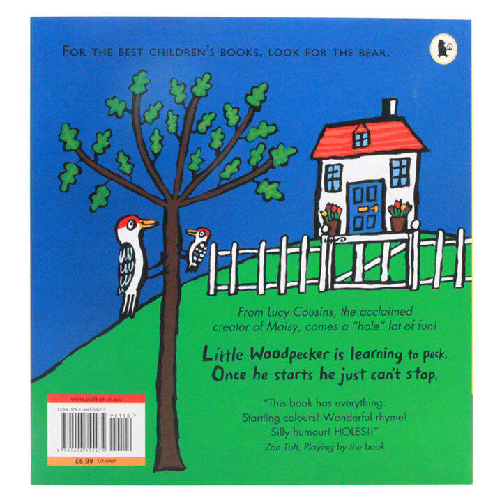 english-original-picture-book-dongdong-book-strategy-cognition-peck-peck-peck-little-woodpeckers-happiness-skills-release-the-love-of-nature-encourage-paperback-picture-story-book-childrens-enlightenm