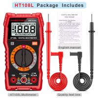 HABOTEST HT113 Digital Multimeter True-RMS AC/DC Voltmeter Ammeter Multimetro DMM Resistance Ohm Cap Hz Temp Tester