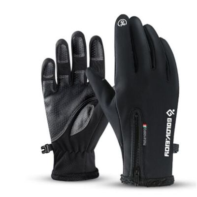 【CW】 Gloves Warm Men Windproof Cycling Ski Outdoor Hiking Motorcycle