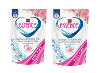 ( มีคูปองส่งฟรี / 600 ml * 2 ถุง )  Essence  เอสเซนซ์ เอ็กซ์เพิร์ท  เเคร์  ผลิตภัณฑ์ซักผ้า สูตรเข้มข้น   กลิ่น Sweet Flower