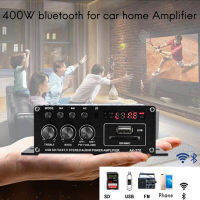 400W 2X200W Stereo Hifi Car Home Subwoofer Car Audio Car Amplifier Amp Sound Speaker Bluetooth EDR Audio Amplifiers