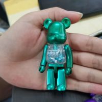 Bearbrick Van Gogh หมีรุนแรงสูง Qianqiu สีเขียวสีเหลืองสีแดงสีฟ้า Qianqiu สีขาวตัวตลกอาคารบล็อกหมี100%