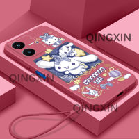 สำหรับ Vivo Y22 S = Vivo Y22เคสโทรศัพท์ Tooncutecute ดีไซน์ TPU อ่อนลายการ์ตูนลายเคสนิ่มยอดนิยมฟรีสายคล้องดีไซน์ขอบตรง