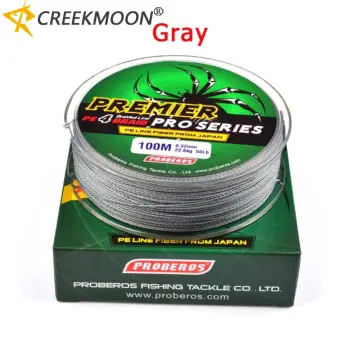4 Strands 100m Super Strong Braided Fishing Line PE Fish Rope (0.4/6LB)