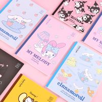 2ชิ้นสมุดโน้ต B5การ์ตูน Kawaii Sanrio ไดรี่ลายน่ารัก Cinnamoroll Kuromi My Melody เครื่องเขียนความคิดสร้างสรรค์ของขวัญสำหรับเด็ก