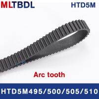 ✖◄▧ HTD5M Timing Belt 495/500/505/510mm Length 10/15/20/25mm Width 5mm Pitch Rubber Pulley Belt Teeth99 100 101 102 synchronous belt