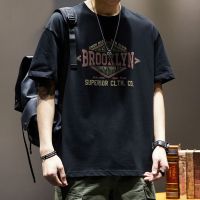 High Quality New Cotton Summer MenS T-Shirt Short Sleeve Casual Letter Pattern Print Oversized Limited O Necktees Free Shipping