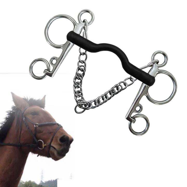 SunnT Western Style Horse Bit Harness Mouth Horse Bridle Horse Chewing