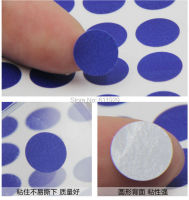 stock wholesales blank blue round pvc stickerswaterproof stickerssealing stickersgift packing labelcustom tag 1500 pcs a lot