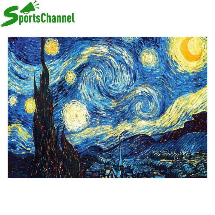 the starry night diamond painting