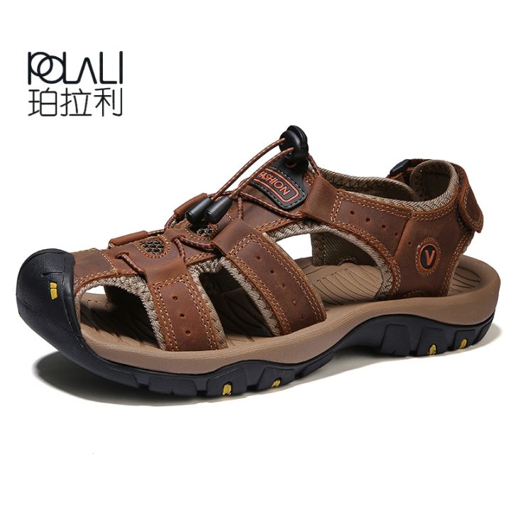 outdoor-hiking-sandals-men-genuine-leather-mountain-trekking-sports-sneakers-anti-skid-breathable-aqua-shoes-for-men-plussize-48