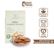 Bánh quy hạnh nhân vị dừa không đường hỗ trợ ăn kiêng Baker Baking 100-500g