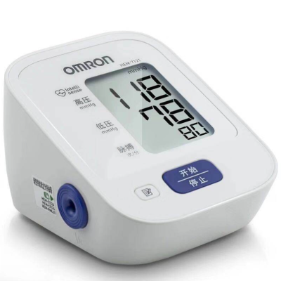 เครื่องวัดความดัน OMRON รุ่น HEM-7121 ที่รัดแขนแบบใหม่ วัดแม่นยำกว่ารุ่นเก่า Blood Pressure Monitor (ออกใบกำกับภาษีได้) ****แถม ADAPTER **