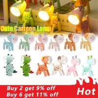 Mini Cute Pet Light Dog Lamp Creative LED Night Light Festival Gift Cartoon Pet Folding Table Lamp For Kids Room Bedside Decor