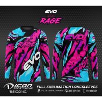 Jersey Motorcycle Evo Rage Full Sublimitation Jersey - Tagum City ผู้ชายแขนยาวผู้หญิงเสื้อยืดไรเดอร์, ไดรฟ์, เสื้อมอเตอร์ไซค์