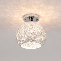 ZZOOI Modern LED Creative Ceiling Lights Glass Ball Lights Home Decoration Indoor Living Room Light Fixture Minimalist Ceiling Lamps