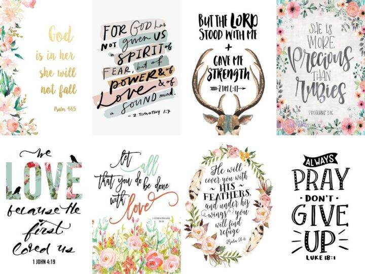 Laminated Home Wall Decor Bible Verse, Quotes 2 (A4 Size) | Lazada PH