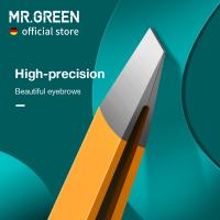 MR.GREEN Eyebrow Tweezer Colorful Hair Beauty Fine Hairs Puller Stainless Steel Slanted Eye Brow Clips Removal Makeup Tools