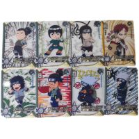 Narutoes Edition Anime Figures TR Card Uzumaki Uchiha Sasuke Character Card Collection Bronzing Barrage Flash Cards Boy Gifts