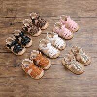 【hot】！ Newborn Baby Sandals Toe Non-Slip Shoes Prewalker Toddler Breathable Leather