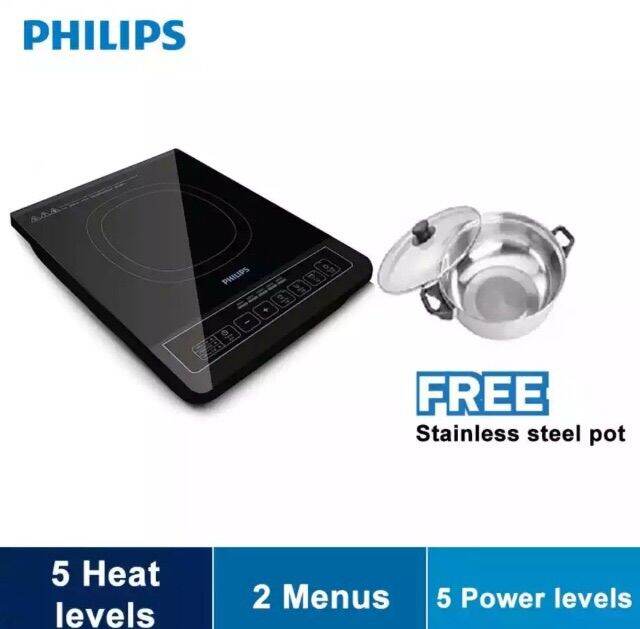 PHILIPS Induction Cooker 2000w (HD4902) Lazada