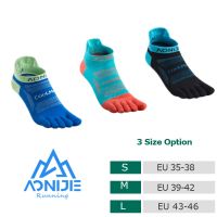 【YD】 3 Pairs Toe Socks Aonijie No-show Five Fingers Soccer Basketball Men Marathon Race