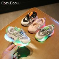 Luminous Shoes Fashion Childrens Shoes Girls Cute Sports Shoes Sports Shoes Lace LED Light Shoes