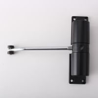 Surface Mounted Door Gate Closer Black Outdoor Spring Elastic Loaded Adjustable Door Closer MJ Cleaning Tools