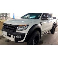 คิ้วล้อ  ฟอร์ด FORD Ranger 2012 2013 2014 6 นิ้วหมุด สีดำด้าน 4 ประตู,แคป คิ้วขอบล้อ ซุ้มล้อ