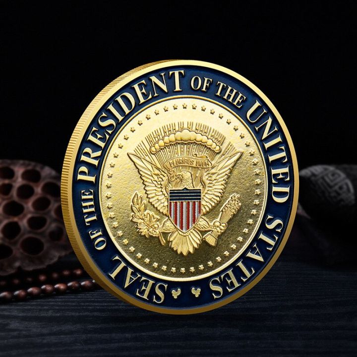 the-white-house-gold-coin-souvenir-gifts-46th-45th-president-of-u-s-joe-biden-donald-trump-gold-plated-commemorative-coins