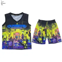 TopSport Kid's Roblox Anime Print Boys DryFit Terno Set For Sport Gym  Running Outdoor