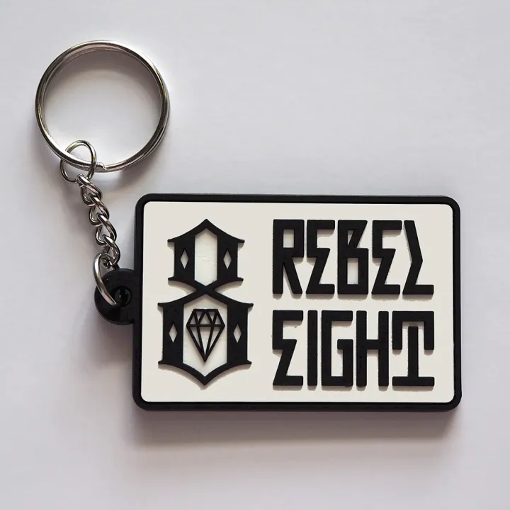 🌟พร้อมส่ง🌟 Rebel Eight รีเบล 8 พวงกุญแจ Rubber Keychain Lazada.co.th