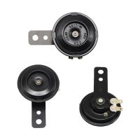 Universal Motorcycle Horn kit 12V 48V 105db Waterproof Round Loud Horn Speakers for Scooter Moped Dirt Bike ATVS