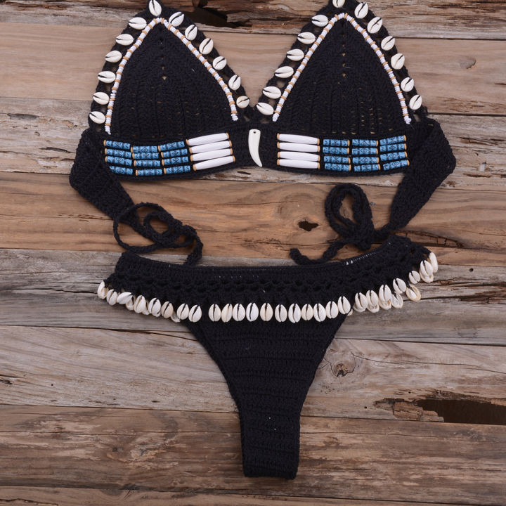 2pcs-shells-tassel-knit-crochet-bikini-women-swimwear-female-swimsuit-two-piece-bikini-set-zilian-bather-bathing-suit-swim