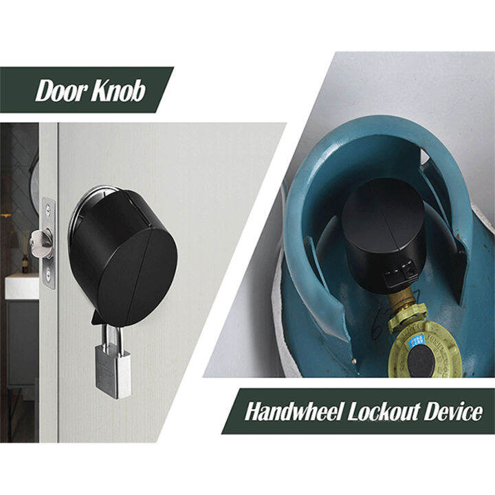 Home Door Handle Cover Simple Usage Door Knob Lockout Device for