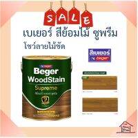 **ส่งทันที** Beger เบเยอร์ สีย้อมไม้ซูพรีม โชว์ลายไม้ชัด สูตรน้ำมัน (มีเฉดสีให้เลือก)