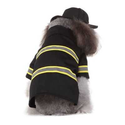 Pet Cool Halloween Cosplay Costume Funny Fireman Outfits Set 2-legged Coat And Hat For Small And Medium Dogs New Arrival