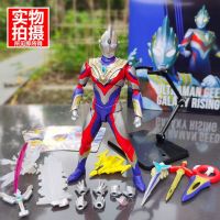 ช้างเผือก Dxh74r หุ่นของเล่น Gedd Ultraman ใหม่เคลื่อนย้ายได้รุ่น ACT2.0SHF Tiga Ultimate Cyro Galaxy Orb