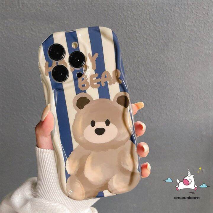 เคสโทรศัพท์มือถือ-tpu-นิ่ม-ขอบโค้ง-กันกระแทก-ลายการ์ตูนหมีน่ารัก-แวววาว-สําหรับ-iphone-7plus-xr-6s-6-7-8-14-13-12-x-xs-2020